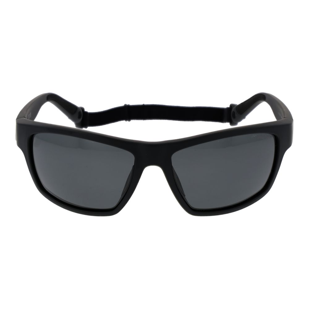 Schwarze Sonnenbrille aus Kunststoff