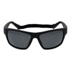 Schwarze Sonnenbrille aus Kunststoff