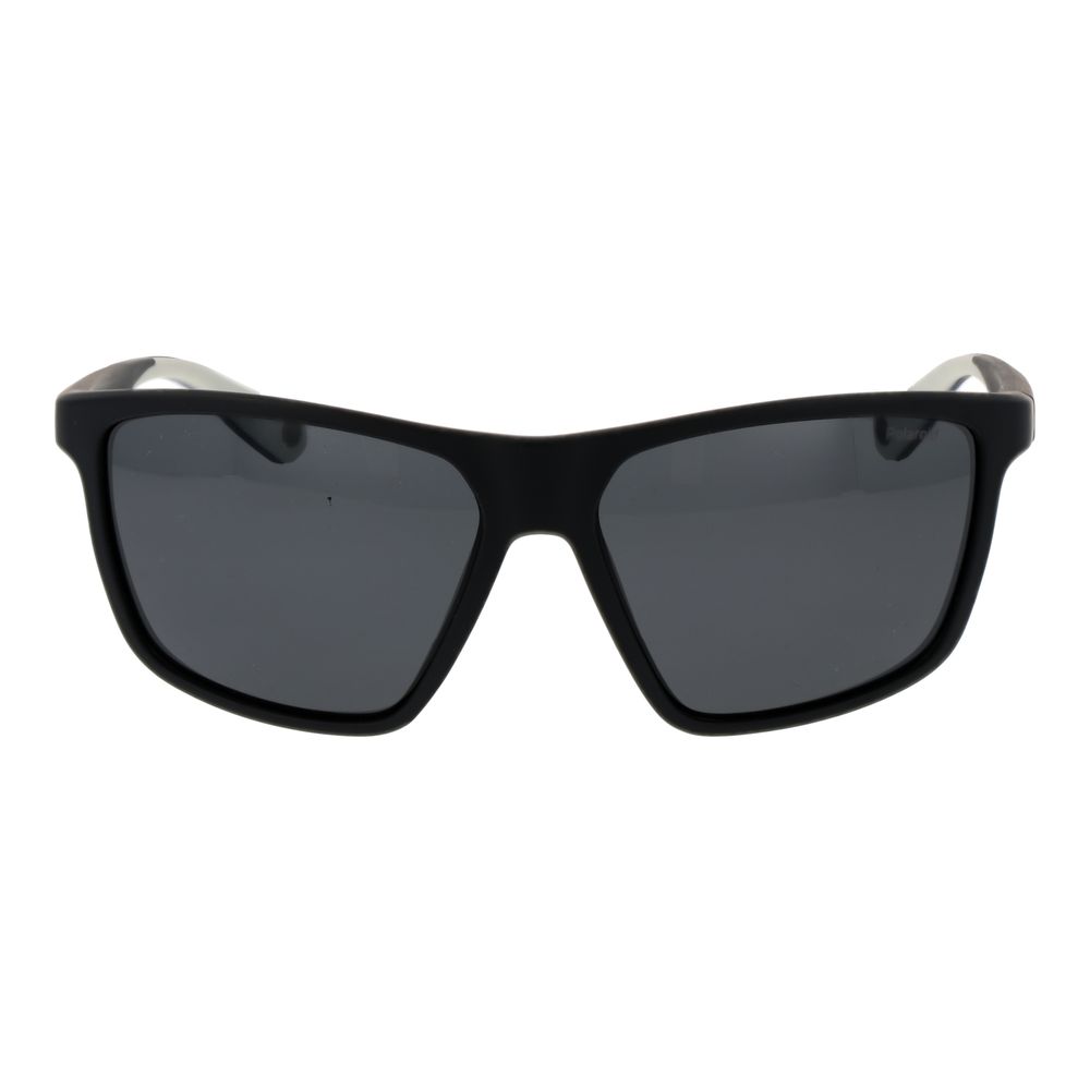 Schwarze Sonnenbrille aus Kunststoff