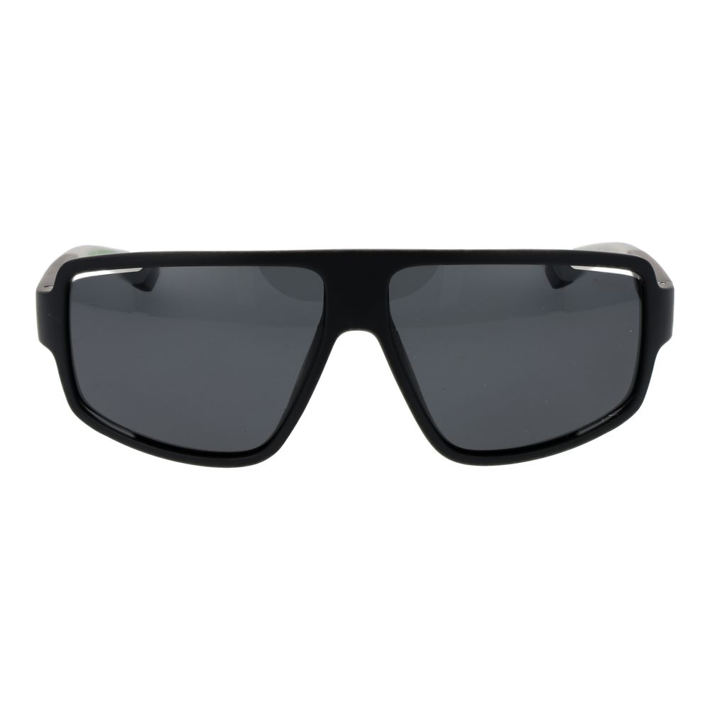 Schwarze Sonnenbrille aus Kunststoff