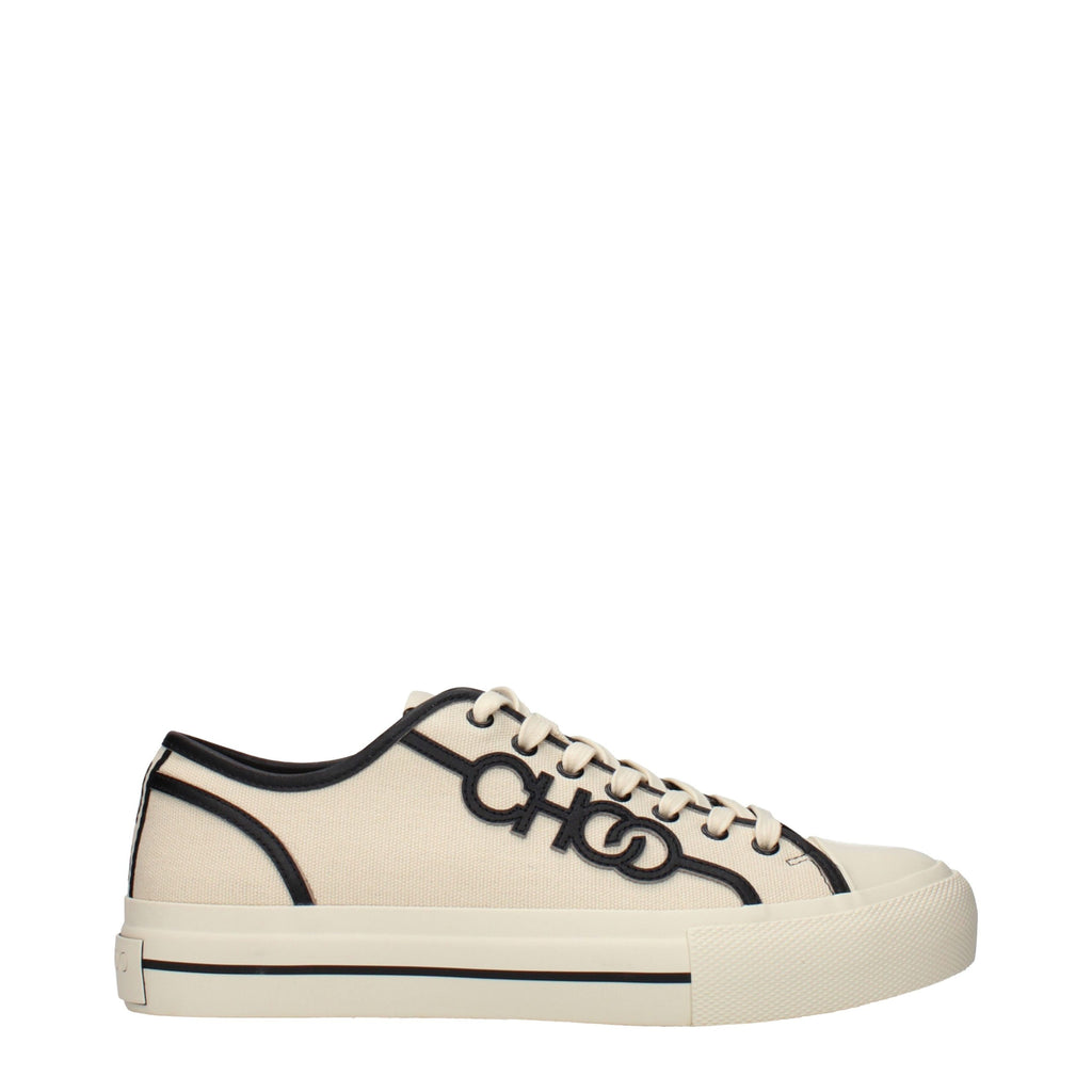 Beige Stoff-Low-Top-Sneaker