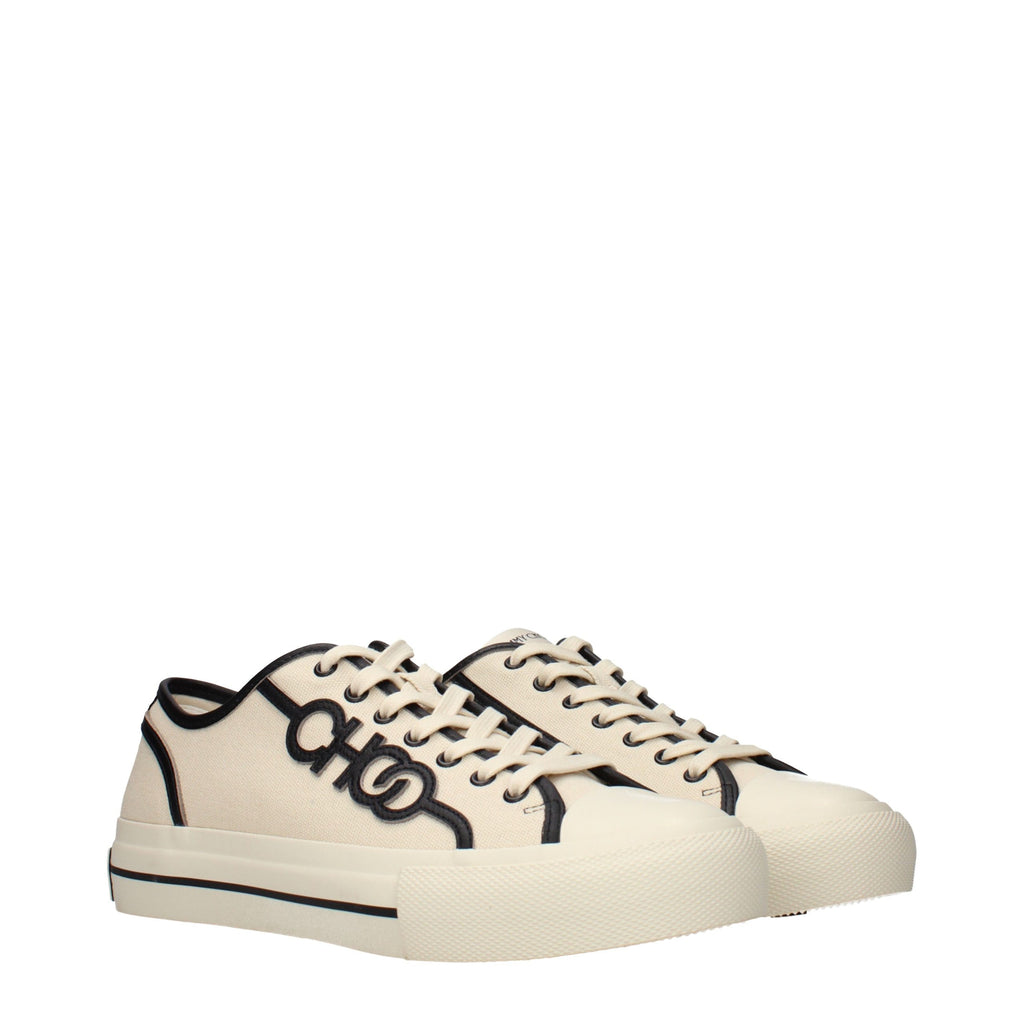 Beige Stoff-Low-Top-Sneaker