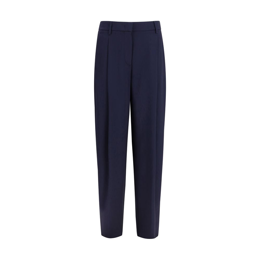 Blaue Seidenhose (Freizeit)