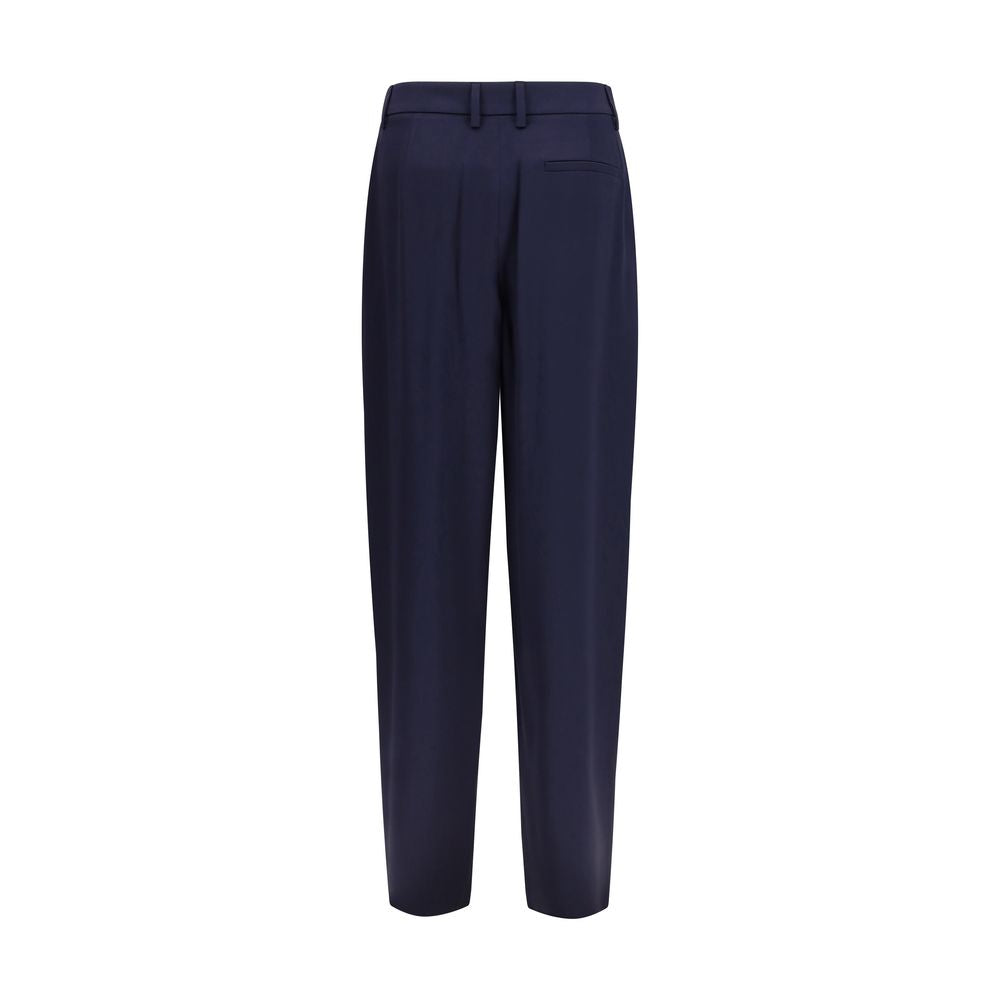 Blaue Seidenhose (Freizeit)