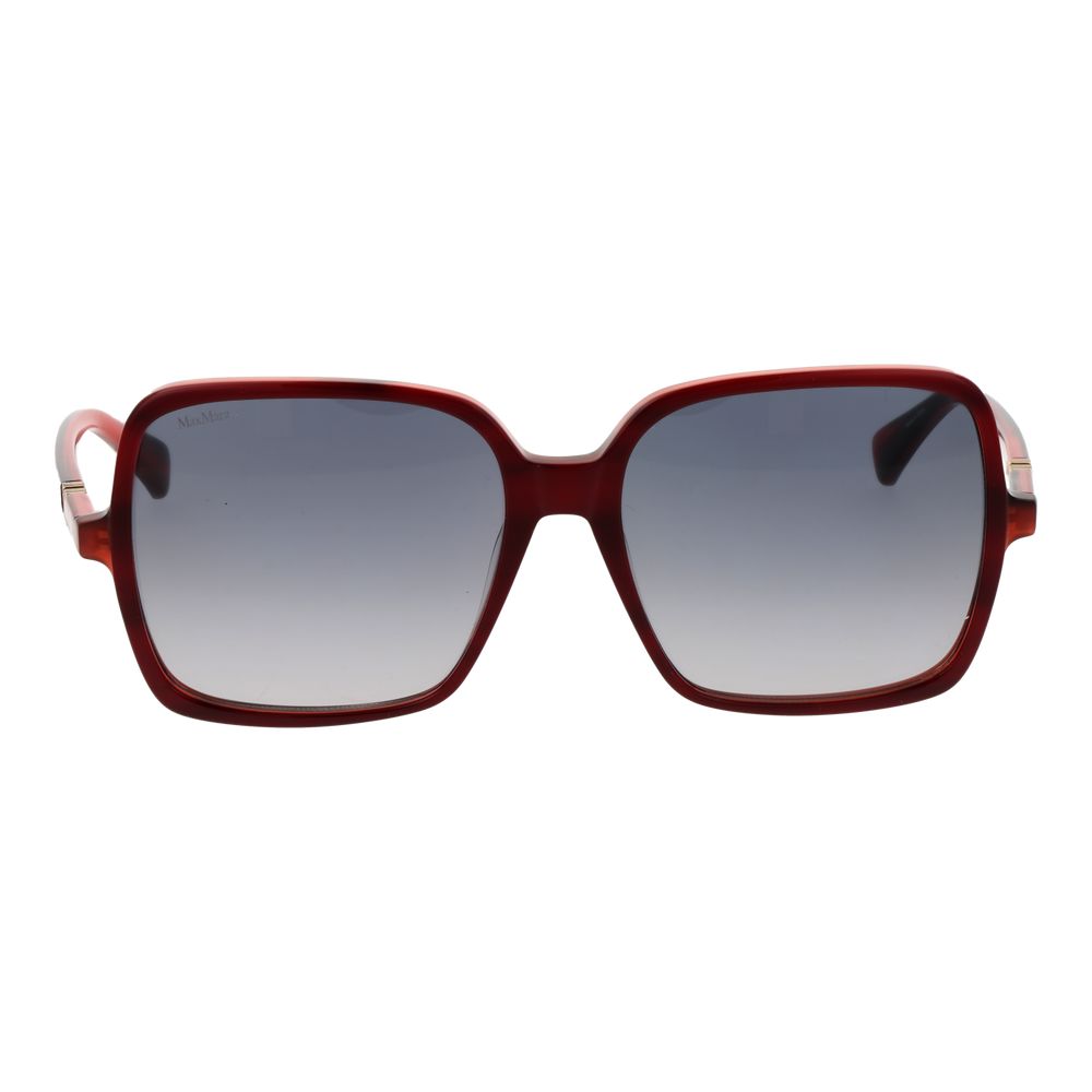 Occhiali da sole in acetato bordeaux