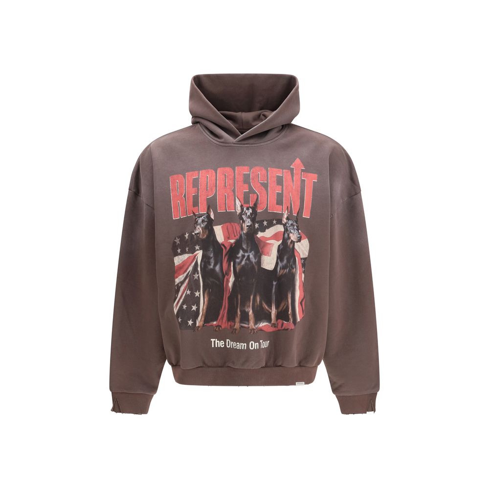 Braunes Baumwoll-Sweatshirt