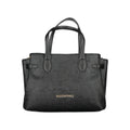 Damenhandtasche aus schwarzem Polyurethan