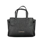 Damenhandtasche aus schwarzem Polyurethan
