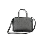 Damenhandtasche aus schwarzem Polyurethan