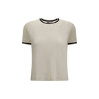 Beige Linen T-Shirt
