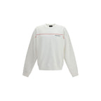 Weißes Baumwoll-Sweatshirt