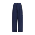 Freizeithose aus blauer Baumwolle