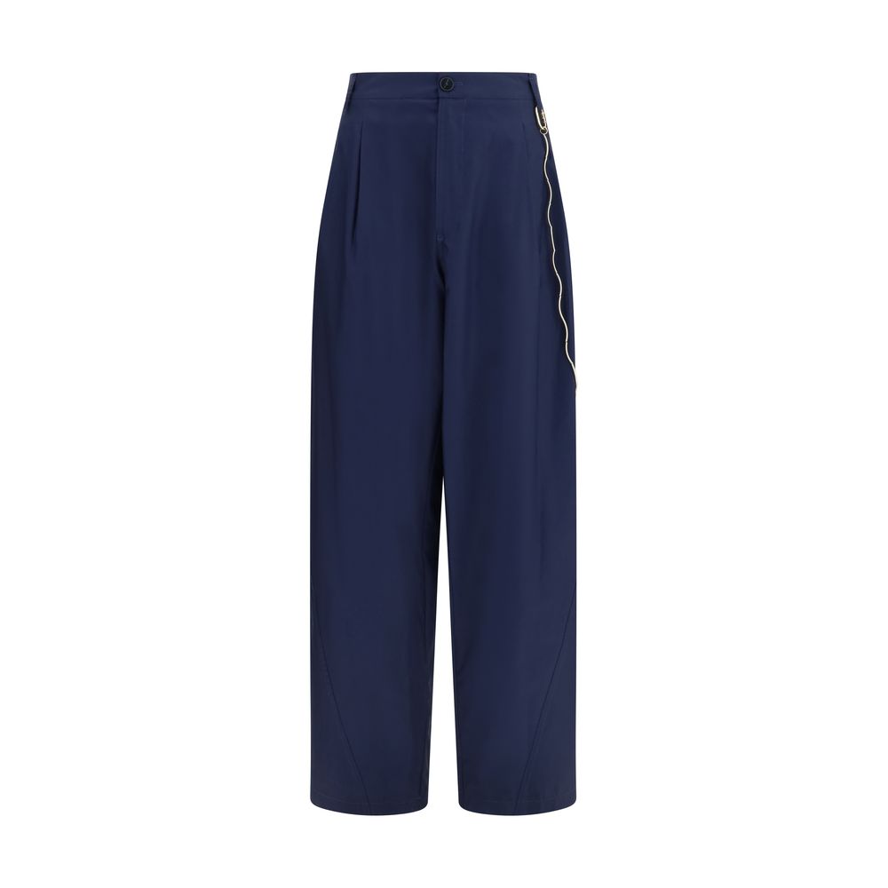 Freizeithose aus blauer Baumwolle