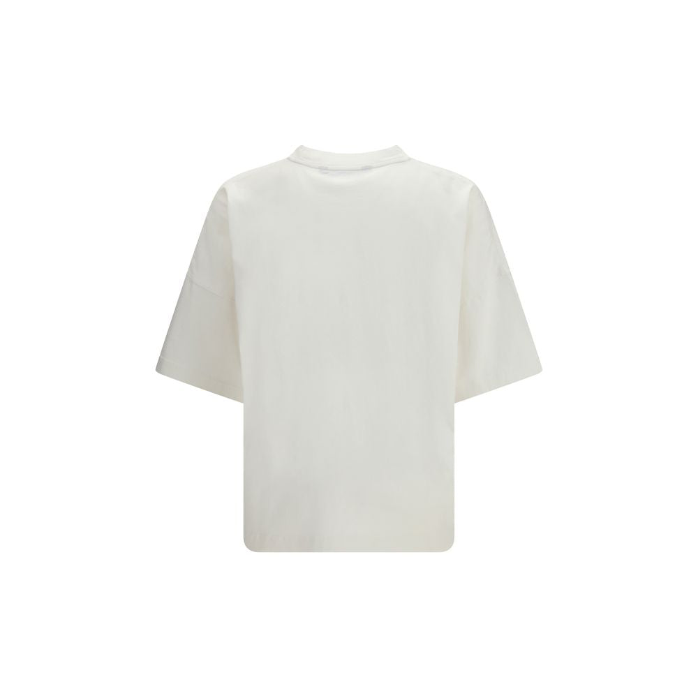 Weißes Baumwoll-T-Shirt