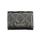 Black Polyurethane Women's Wallet