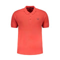 Rotes Polo-Shirt für Herren aus Baumwolle