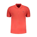 Rotes Polo-Shirt für Herren aus Baumwolle