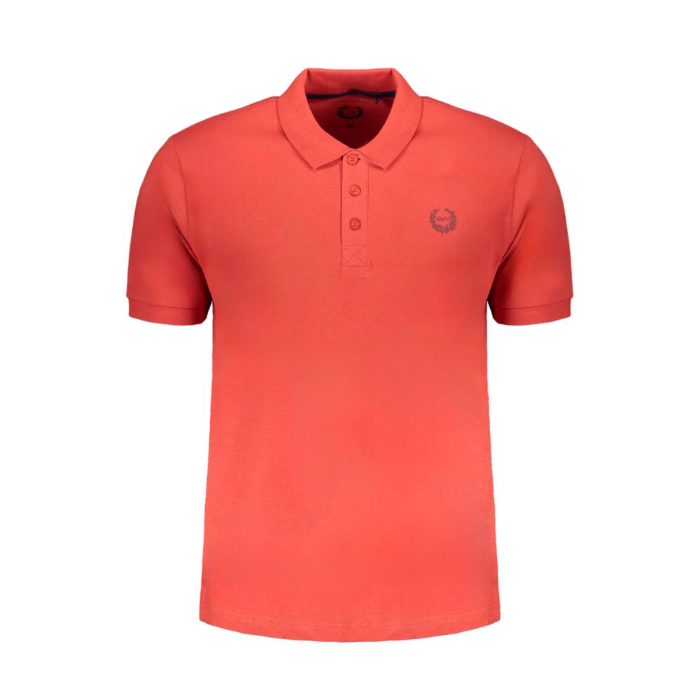 Rotes Polo-Shirt für Herren aus Baumwolle