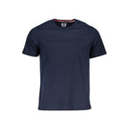 Blue Cotton Men T-Shirt