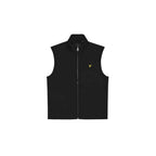 Black Polyester Sleeveless Jacket