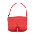 Rosso Polyurethane Women's Bag with Removable Handles