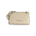 Beige Polyurethan Damentasche