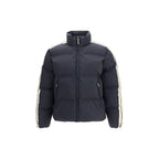 Black Polyamide Full-Length Jacket