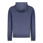 Blue Cotton Men's Hoodie