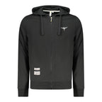Black Cotton Men's Hoodie