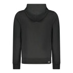 Black Cotton Men's Hoodie