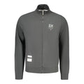 Black Cotton Men Sweatshirt