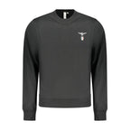 Black Cotton Men's Sweatshirt