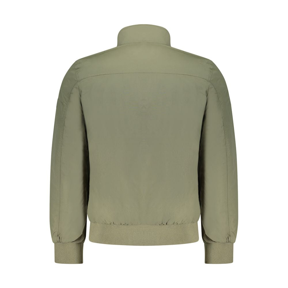 Verde Poliestere Men Jacket