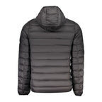 Black Polyester Men's Jacket