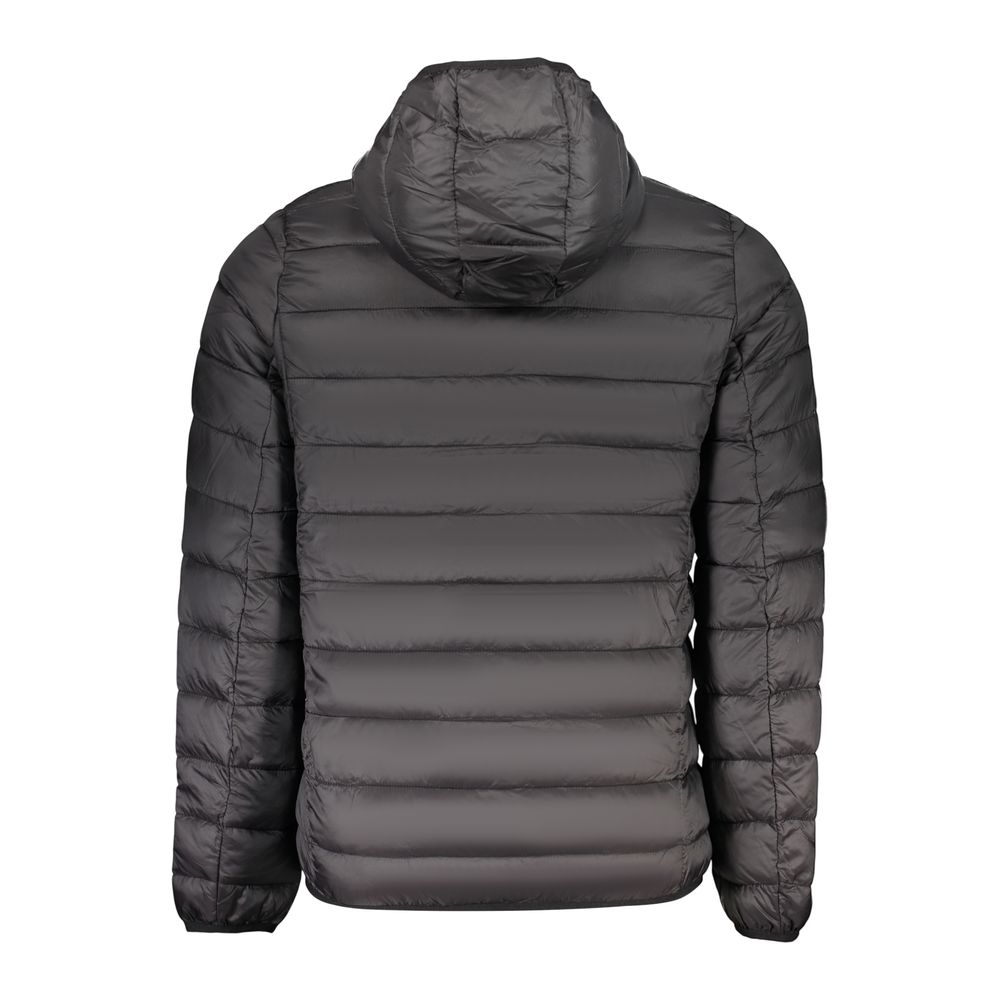 Black Polyester Men's Jacket