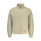 Beige Polyester Men's Jacket