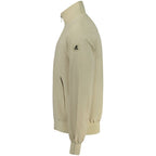 Beige Polyester Men's Jacket