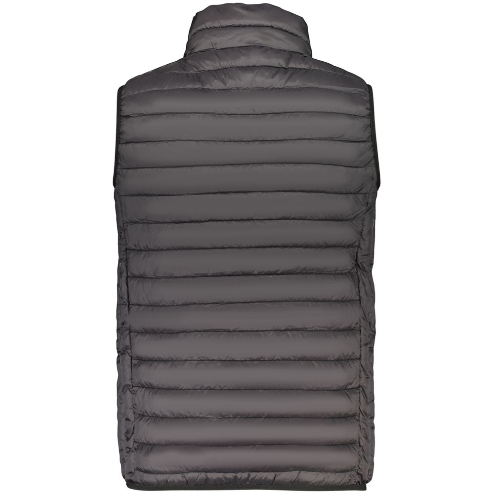 Nero Poliestere Men Gilet