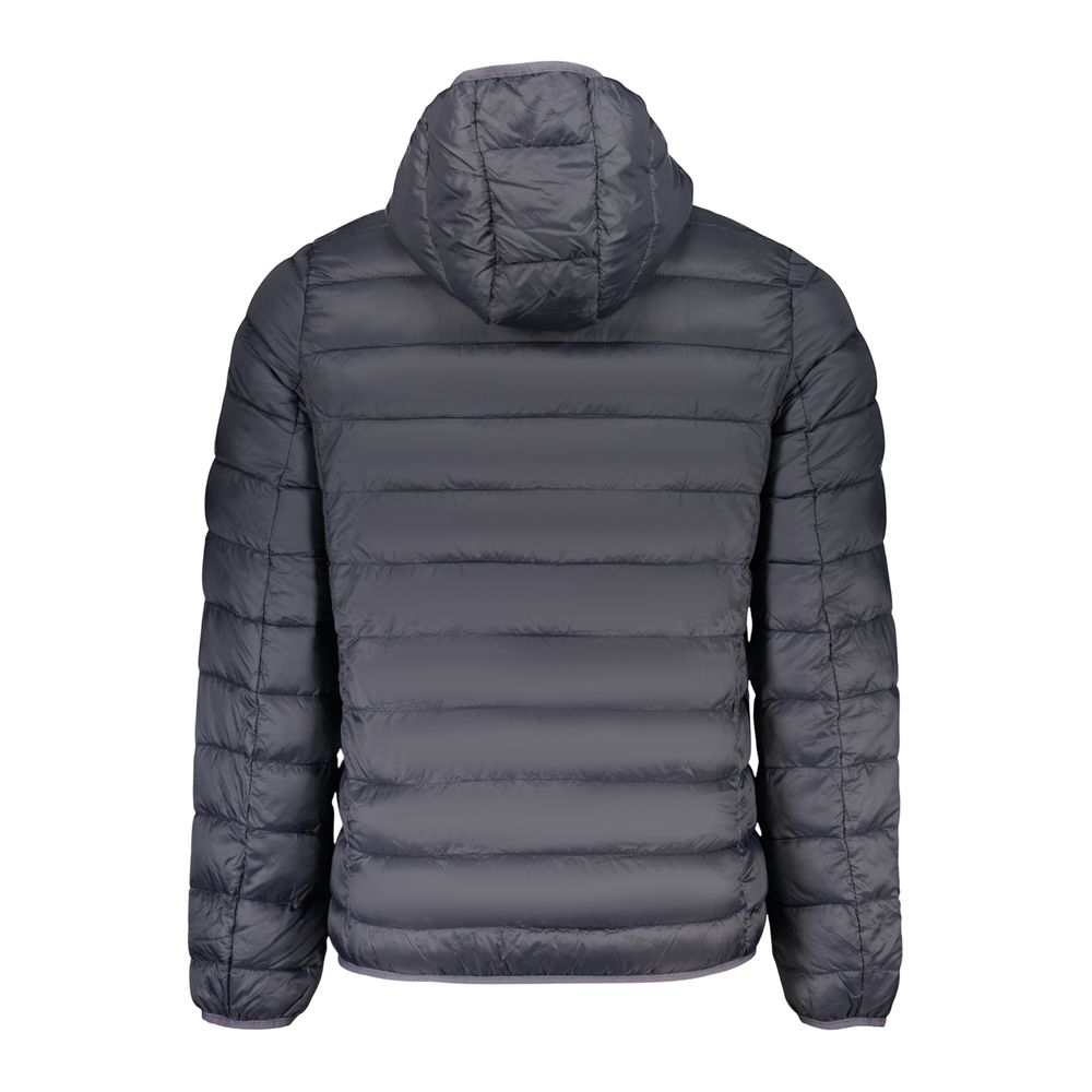 Blue Polyester Men's Jacket