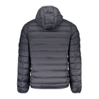 Blue Polyester Men's Jacket