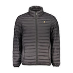 Black Polyester Men's Jacket