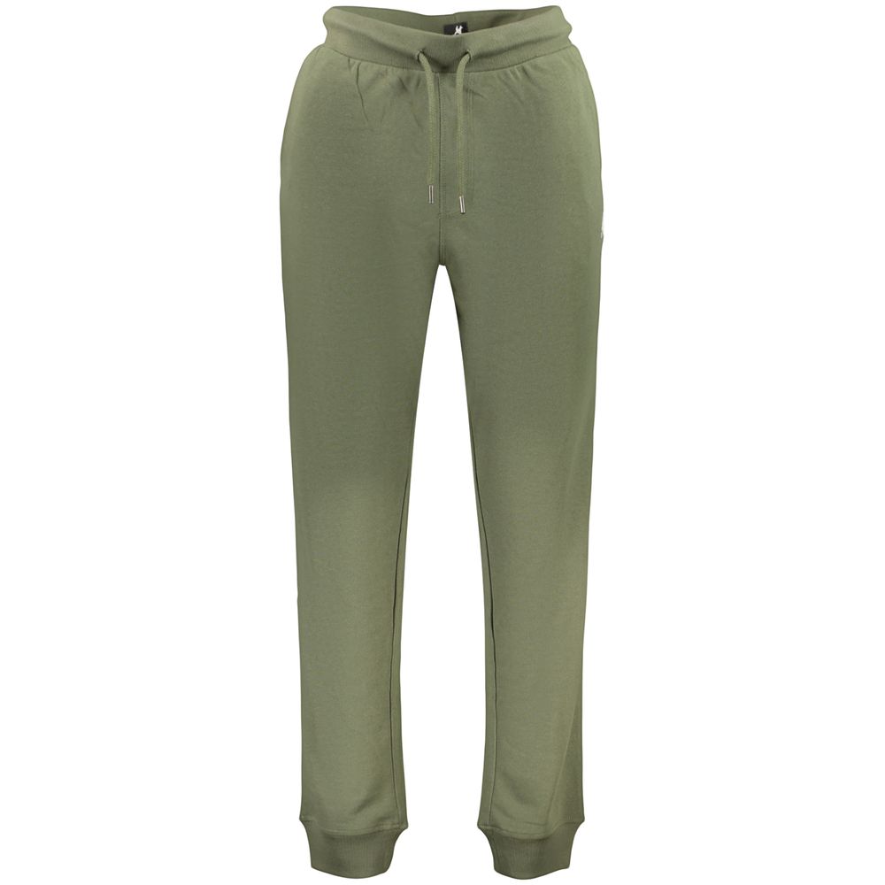 Green Cotton Menswear Trouser
