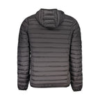 Black Polyester Men's Jacket