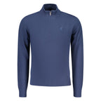 Blue Cotton Men's Sweater