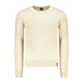 Beige Cotton Men Sweater