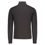 Black Cotton Men Sweater