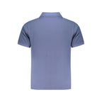 Blue Organic Cotton Men Polo