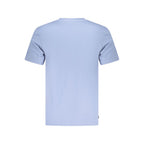 Blue Cotton Men's T-Shirt