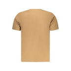 Marrone Cotton Men T-Shirt