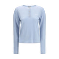 Sportbekleidung aus blauem Kaschmir